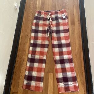 Old Navy Women's Flannel Plaid Pajama Bottoms L Tall